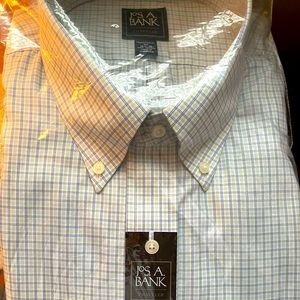 Jos A Bank Dress Shirt 18.5” Neck 34/35 arm